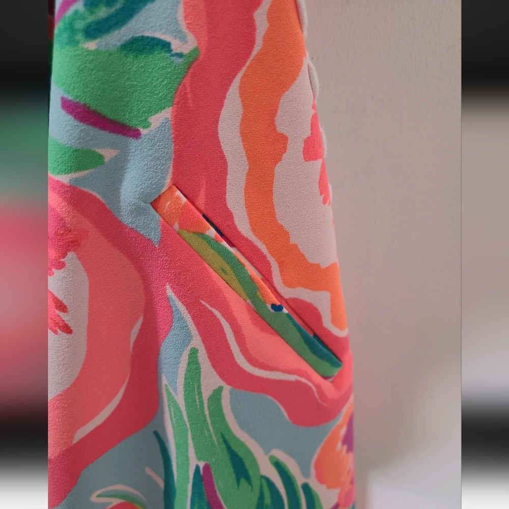 Lilly Pulitzer Stella Sleeveless Shift Dress in Serene Multi Paradise Bound Sz 6 - Picture 10 of 14